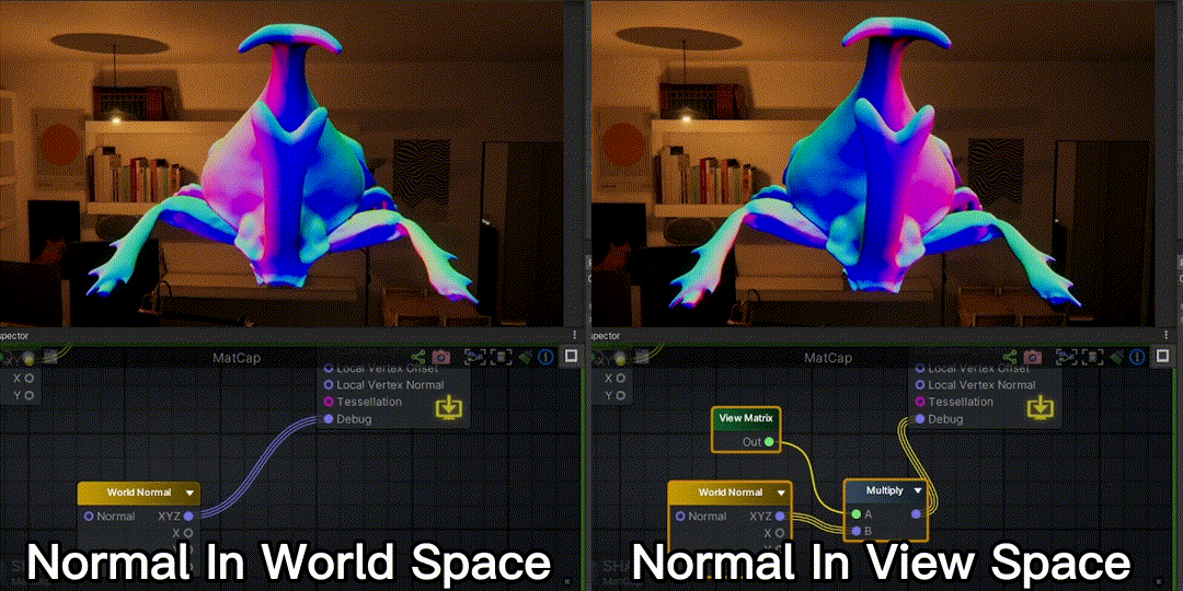 Comparing World vs View Space Normals